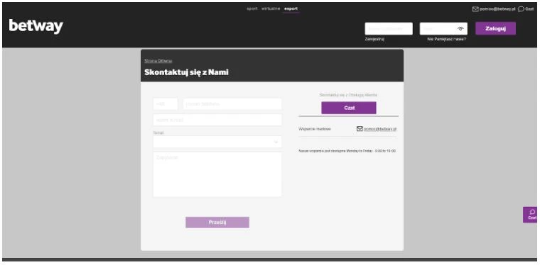 betway kontakt